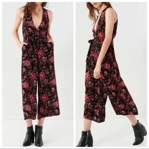 Out from under floral jumpsuit urban outfitters NWOT size large